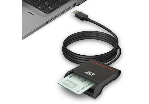 ACT USB 2.0 Smart Card ID reader, image , 4 image
