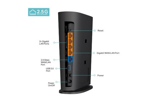 Wireless Router TP-Link Archer AX80, AX6000, Wi-Fi 6, 2.5G port, image _ab__is.image_number.default