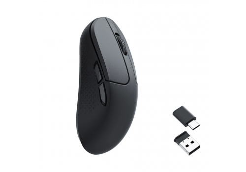 Gaming Mouse Keychron M3 Mini 1000Hz Matte Black Wireless, image , 2 image