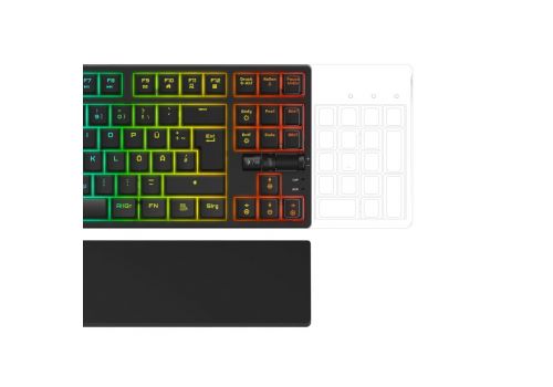 uRage "Exodus 860 Mechanical" Gaming Keyboard, Red Switches, 186076, image _ab__is.image_number.default