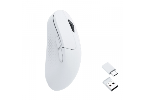 Gaming Mouse Keychron M3 Mini 1000Hz Matte White Wireless, image , 2 image