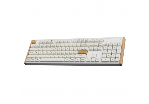 Wireless Mechanical Keyboard Keychron K10 HE Magnetic Switch - White Special Edition, image , 3 image