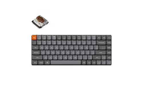 Wireless Mechanical Keyboard Keychron K3 MAX Black QMK/VIA - Brown Switch, image 