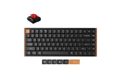 Wireless Mechanical Keyboard Keychron K3 MAX SE Black QMK/VIA - Milk POM Red Switch, image 