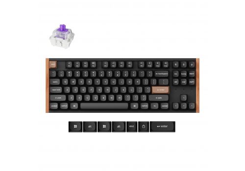 Mechanical Keyboard Keychron K8 HE Magnetic Switch - Black Special Edition, image 