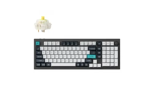 Mechanical keyboard Keychron Q5 Max QMK Carbon Black - Gateron Jupiter Banana, image 