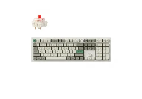 Mechanical keyboard Keychron Q6 Max QMK Shell White - Gateron Jupiter Red, image 