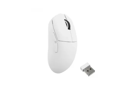 Gaming Mouse Lemokey G1 8K, Matte White, image , 2 image