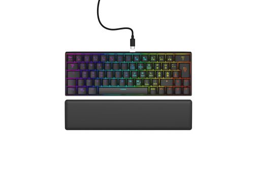 uRage "Exodus 760 Mechanical Mini" Gaming Keyboard, Red Switches, blk, QWERTY US, image 