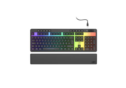 uRage "Exodus 515 Illuminated" Gaming Keyboard, black, QWERTY US, image 