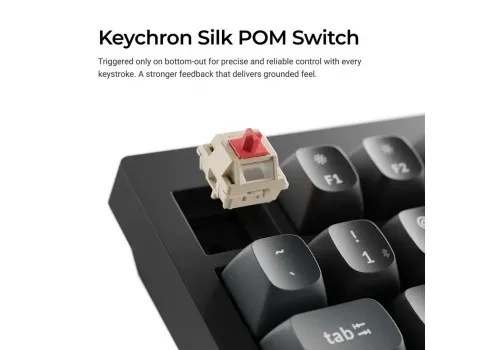 Wireless Mechanical Keyboard Keychron V1 Ultra 8K - Silk POM Switch Red, image , 5 image