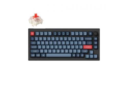 Mechanical keyboard Keychron V1 MAX QMK 75% Carbon Black - Wireless, image 