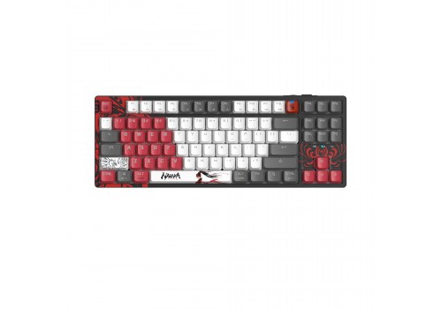 A4tech Gaming Wireless Mechanical Keyboard Bloody Naraka S87 TKL Backlit Red Switch, image 