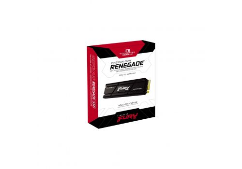 SSD Kingston Fury Renegade M.2-2280 PCIe 4.0 NVMe 1000GB, Heatsink, image , 3 image