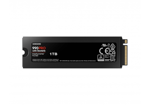 SSD SAMSUNG 990 PRO with Heatsink, 1TB, M.2 Type 2280, MZ-V9P1T0CW, image , 4 image