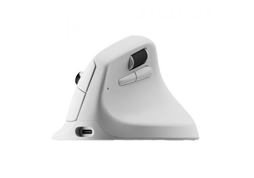 Keychron M5 Wireless Ergonomic Mouse 8K - White, image , 5 image