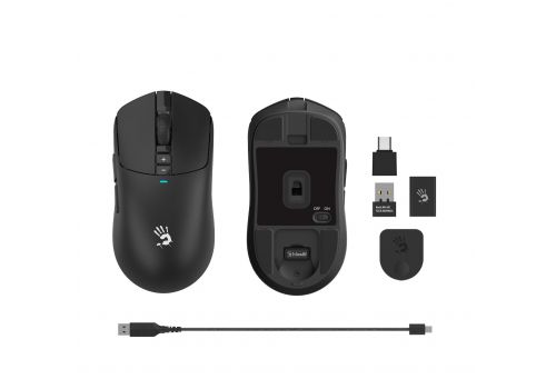 Gaming Wireless Optical Mouse A4tech Bloody R72 Pro - Black, image _ab__is.image_number.default