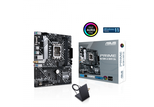 Motherboard ASUS PRIME H610M-A WIFI D4, LGA 1700 mATX, image , 4 image