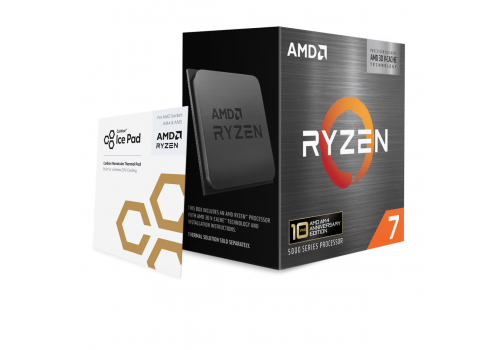 CPU AMD Ryzen 7 5800X3D, 8 Cores, 3.4GHz (Up to 4.5GHz), 96MB, 105W, AM4 +  Carbice Ice Pad, image 