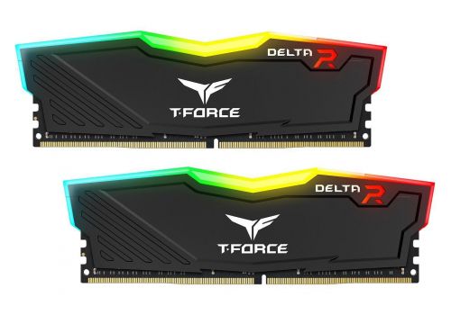 Memory Team Group T-Force Delta RGB Black DDR4 16GB (2x8GB) 3600MHz 1.35V, image 
