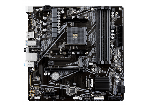 Motherboard GIGABYTE A520M DS3H WiFi 6E, Socket AM4, image 