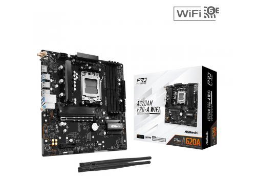 Motherboard ASRock A620AM PRO-A WIFI, AM5, image , 5 image