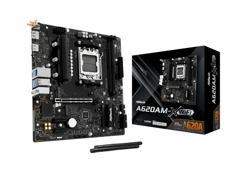 Motherboard ASRock A620AM-X WIFI, AM5, image , 5 image