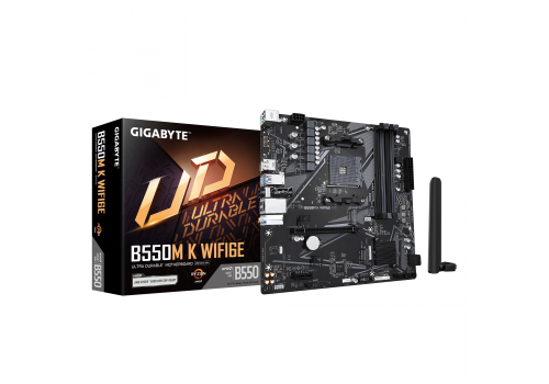 Motherboard GIGABYTE B550M K Wi-Fi 6E, AM4, image _ab__is.image_number.default