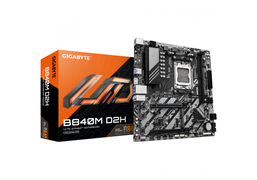 Motherboard GIGABYTE B840M D2H socket AM5, image , 4 image
