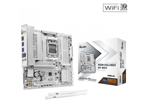 Motherboard ASRock B850M CHALLENGER WIFI WHITE socket AM5, image , 5 image