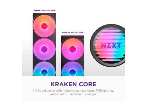 All-in-One CPU Cooler NZXT Kraken Core 240 RGB, image _ab__is.image_number.default