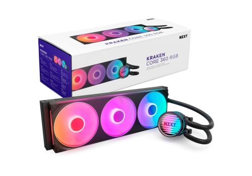All-in-One CPU Cooler NZXT Kraken Core 360 RGB, image , 3 image