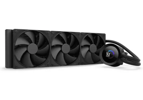 AIO Liquid Cooler NZXT Kraken Plus 360 LCD Display - Black, image 