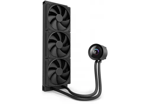AIO Liquid Cooler NZXT Kraken Plus 360 LCD Display - Black, image , 3 image