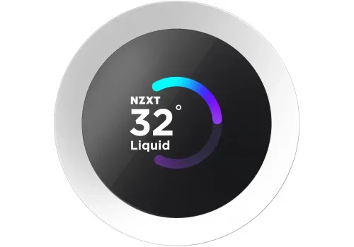 AIO Liquid Cooler NZXT Kraken Plus 360 RGB LCD Display - White, image , 5 image