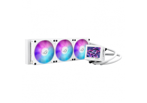 CPU AIO Liquid Cooler ASUS ROG RYUJIN III 360 ARGB EXTREME White Edition 3.5" LCD Display, image _ab__is.image_number.default