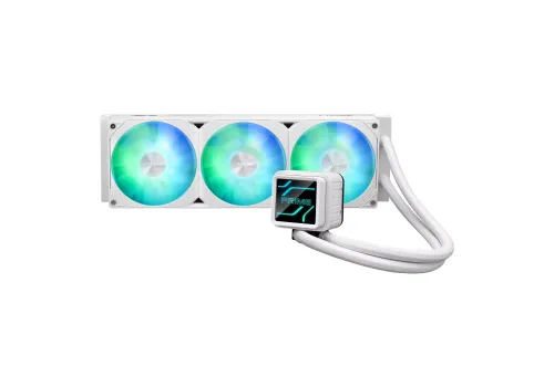 CPU AIO Liquid Cooler ASUS PRIME LC 360 ARGB White Edition, image 