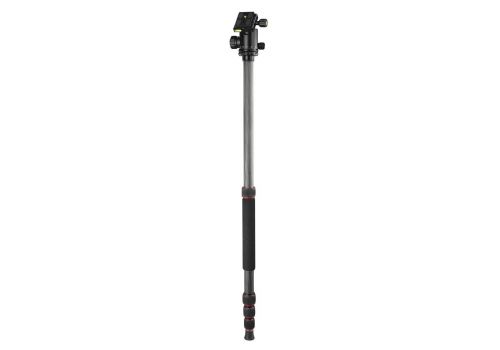 Hama "Ramble II Duo Carbon" travel tripod for camera and mobile phone, 160cm, image , 2 image
