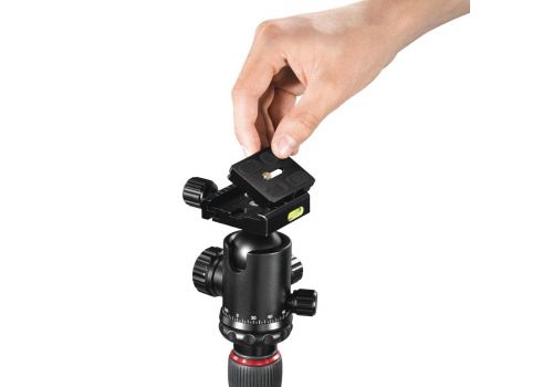 Hama "Ramble II Duo Carbon" travel tripod for camera and mobile phone, 160cm, image , 4 image