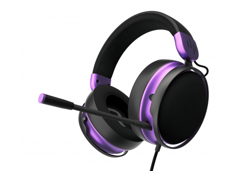 Gaming Headphones Dark Project Sono Wired - Black/Violet, image 