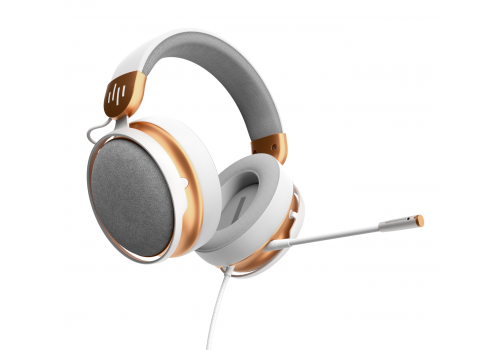 Gaming Headphones Dark Project Sono Wired - White/Gold, image _ab__is.image_number.default
