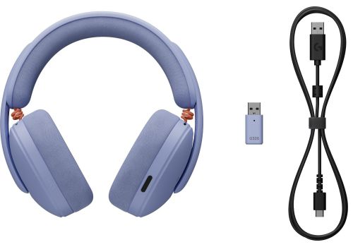Gaming Earphone Logitech G335 Lightspeed Wireless, Microphone, Lilac, image _ab__is.image_number.default