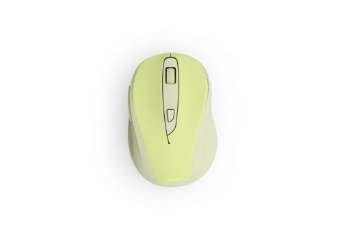 Hama “WM-400” Wireless Mouse, Ergonomic, Optical, 6 Buttons, No Clicking Noise, green, image 
