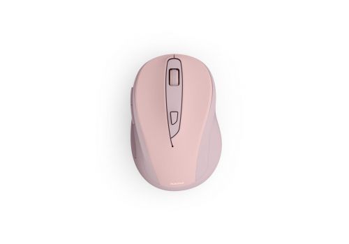 Hama “WM-400” Wireless Mouse, Ergonomic, Optical, 6 Buttons, No Clicking Noise, Pink, image 