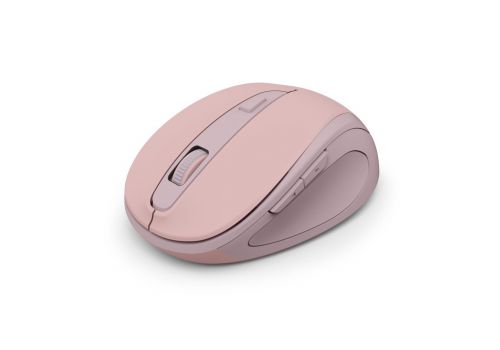 Hama “WM-400” Wireless Mouse, Ergonomic, Optical, 6 Buttons, No Clicking Noise, Pink, image _ab__is.image_number.default