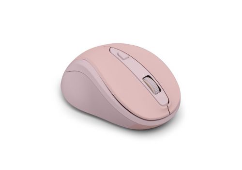 Hama “WM-400” Wireless Mouse, Ergonomic, Optical, 6 Buttons, No Clicking Noise, Pink, image _ab__is.image_number.default