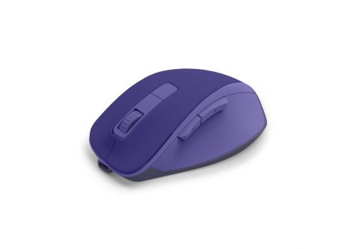 Hama “WM-500” Wireless Mouse, Ergonom., 6 Buttons, No Click Noise, Battery, purple, image , 2 image