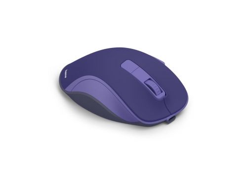 Hama “WM-500” Wireless Mouse, Ergonom., 6 Buttons, No Click Noise, Battery, purple, image , 5 image