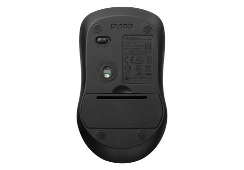 Wireless optical Mouse RAPOO 1680, Silent, 2.4GHz, Black, image _ab__is.image_number.default