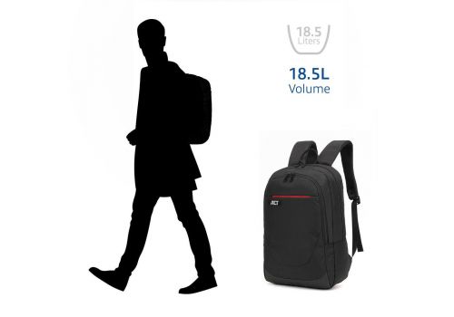 ACT Suburb 15.6" laptop backpack made from recycled plastic bottles, image , 4 image